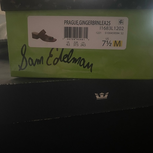 Sam Edelman Prague Ginger Brown Leather Sandals -NEW- - Picture 4 of 4